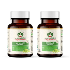 Maharishi Ayurveda Organic Amalaki Capsules 700mg Amla Rasayana, Detoxifies Body Rich In Vitamin C Boosts Immunity & Improves Digestion | 60 Capsules, 100gm 0.2lbs Each Pack Of 2
