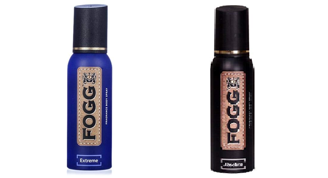 Fogg  Extreme + Absolute Deodorant Body Spray For Men 120ml Each 4 Fl.oz. | Long Lasting No Gas Fragrance