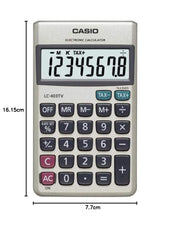 Casio FX-82MS 2nd Gen Scientific Calculator& Casio LC-403TV Portable Calculator With Metal Faceplate