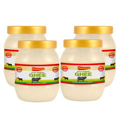 Pure Premium Buffalo Danedar Ghee By Panchamrut | Rich In Nutrients & Delicious Healthy Desi Ghee For Bakes Cookies | 2 Litre (500ml * 4) 67.6 Ounce | Jar Pack