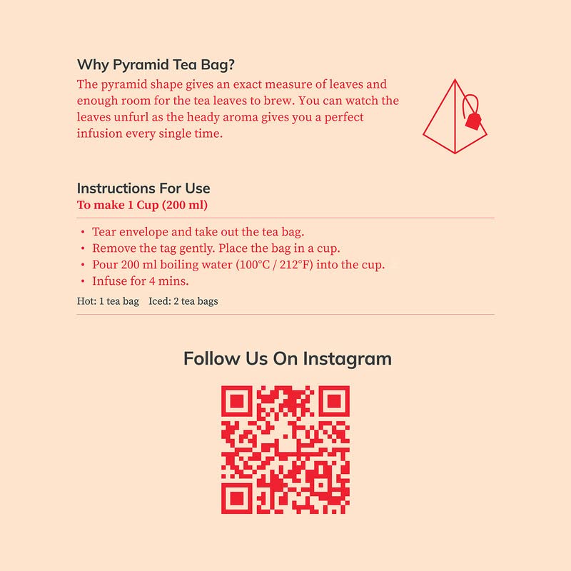 Tea Culture Of The World Zesty Earl Grey Tea - Pack Of 2 X 16 Pyramid Tea Bags | Fine Black Tea With Natural Bergamot For Healthy Teeth & Stress Burst - Brewed Hot Or Iced Tea | High Caffeine