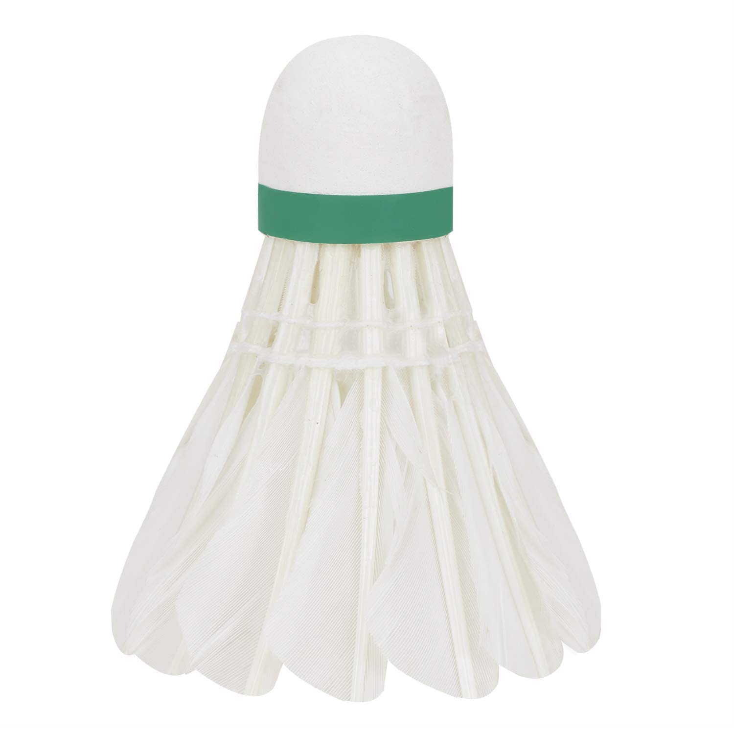 Vins Super Sona Adminton Feather Shuttlecock With Eva Bottom | White , Pack Of 10