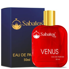 Sabates Venus Eau De Parfum 50ml 1.6 Fl.oz. | Affordable Luxury Fragrance For Women | 100% Liquid Perfume Without Gas