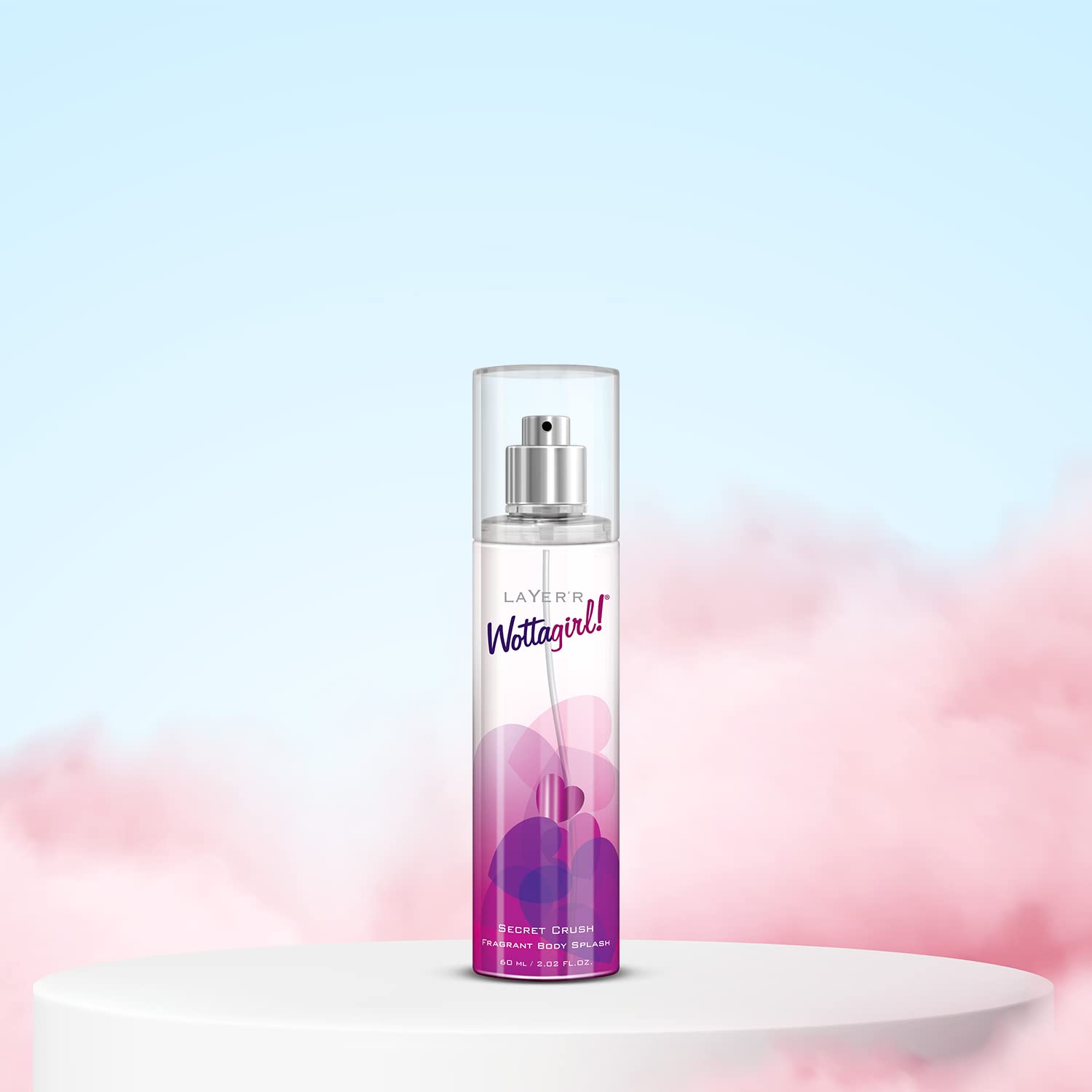 Layer'r Wottagirl Mandarin Twist + French Peony + Secret Crush + Amber Kiss + Spell Bound Body Splash Each  60ml 2 Fl.oz. | Combo Of 5