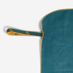 Quick Dry Medium Size Microfibre Bath Towel 300 Gsm (Dark Green)