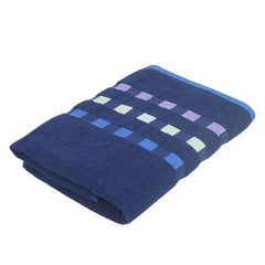 100% Pure Cotton Bath Towel 450 Gsm | Absorbent Super Soft & Comfortable Quick Drying Towel (Blue)