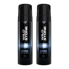 Wild Stone Intense Black No Gas Deodorants Body Spray 240ml 8.1 Fl.oz.| Perfect Gift For Boyfriend | Pack Of 2