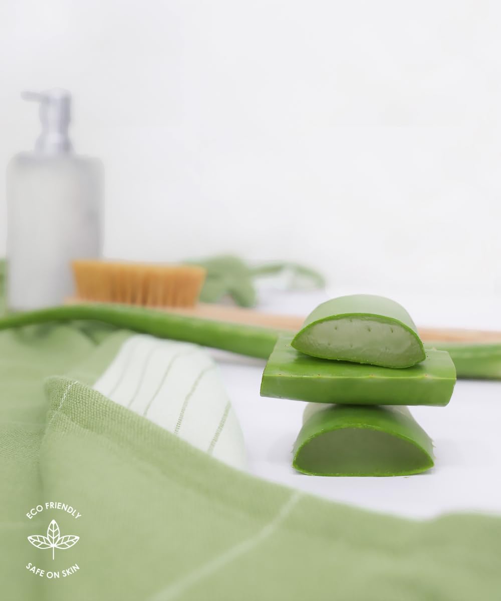 Doctor Towels World'S First Bath Towel Aloe Vera Yarn | Super Soft Towels, Quick Dry Towels For Bath Large Size | Bath Towels For Men, Women & Kids Pack Of 2 (Green & Yellow)