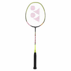 Yonex MUSCLE POWER 55 LIGHT Graphite Strung Badminton Racket, 4u 5, Colour - Light Green