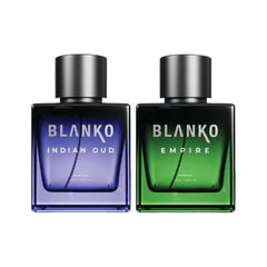 Blanko Indian Oud + Empire Time Lock Technology Parfum 100ml 3.4 Fl.oz. Each Pack Of 2 | Luxury Fragrance Gift Set For Husband, Father, Brother