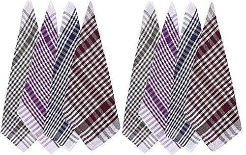 G 1 Kitchen Duster Wet Dry Cotton Cleaning Cloth/Mop 365 Gsm | Pack Of 8 (Multicolor)