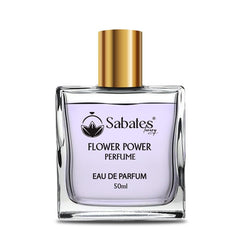 Sabates Flower Power Eau De Perfume 50ml 1.6 Fl.oz. | Classic Feminine Elegance Fragrance | Long Lasting Premium Scent