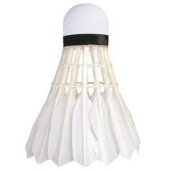 Wish W - 11 Duck Feather Badminton Shuttlecocks | White Pack Of 12 , Made For Tournaments & Trainings