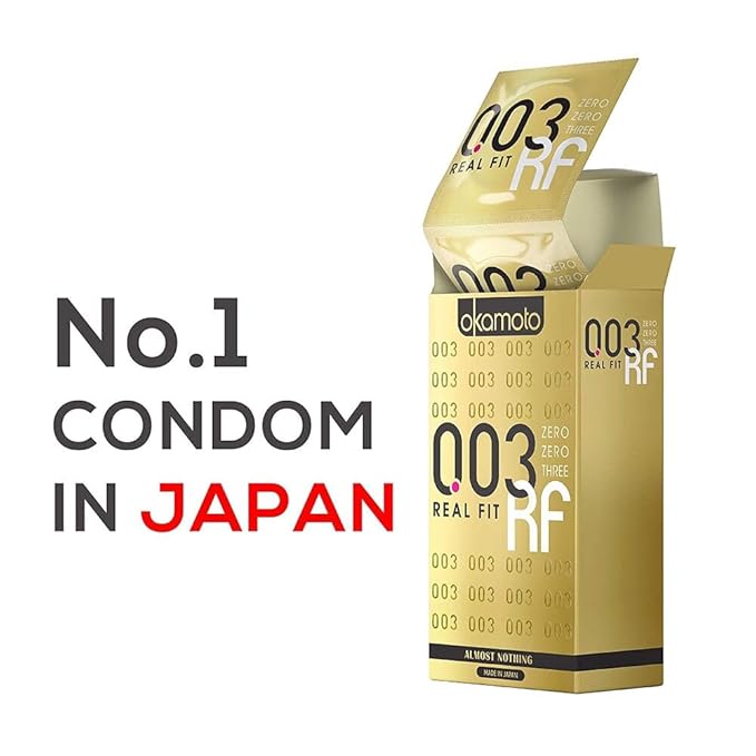 Okamoto Condom | Ultra Thin Condoms For Men | Thinnest Premium Snug Fit Condoms | 0.03 Mm Thin |