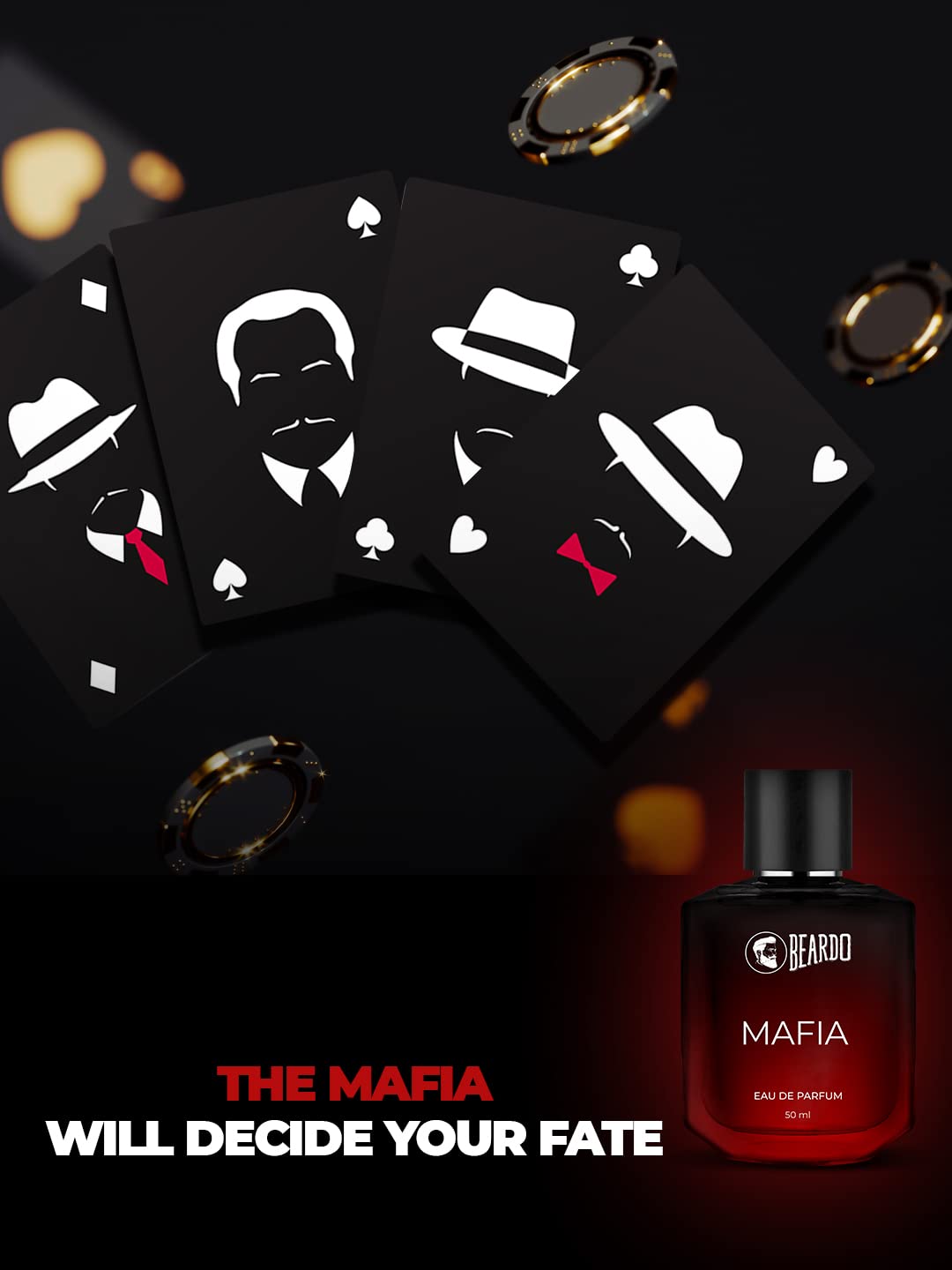 Beardo Mafia Eau De Parfum 50ml 1.6 Fl.oz. For Men |best Suited For Partywear | Long Lasting Fragrance