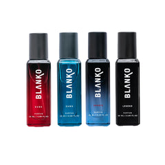 Blanko Powerful Men Collection TLT Parfum 20ml 0.6 Fl.oz. Each Pack Of 4 | Legend+ Sports+ Dusk+ Dawn | Luxury Fragrance Gift Set For Husband, Father, Brother