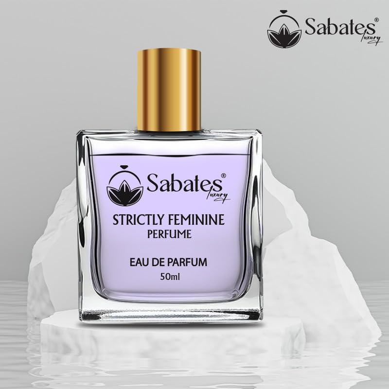 Sabates Strictly Feminine Eau De Parfum 50ml 1.6 Fl.oz. | Long Lasting Beachy Fragrance For Women