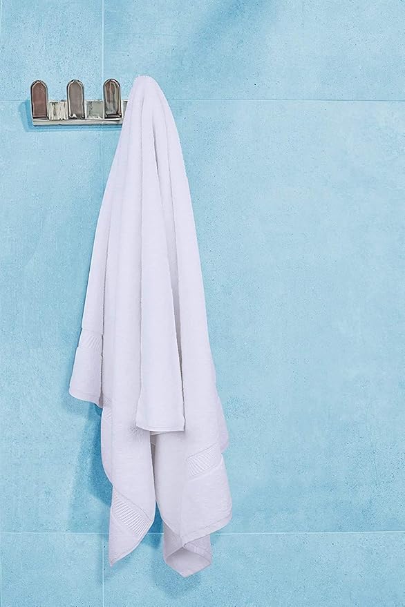 Monbest Urban Comfort Cotton Bath Towel 450 Gsm (White)