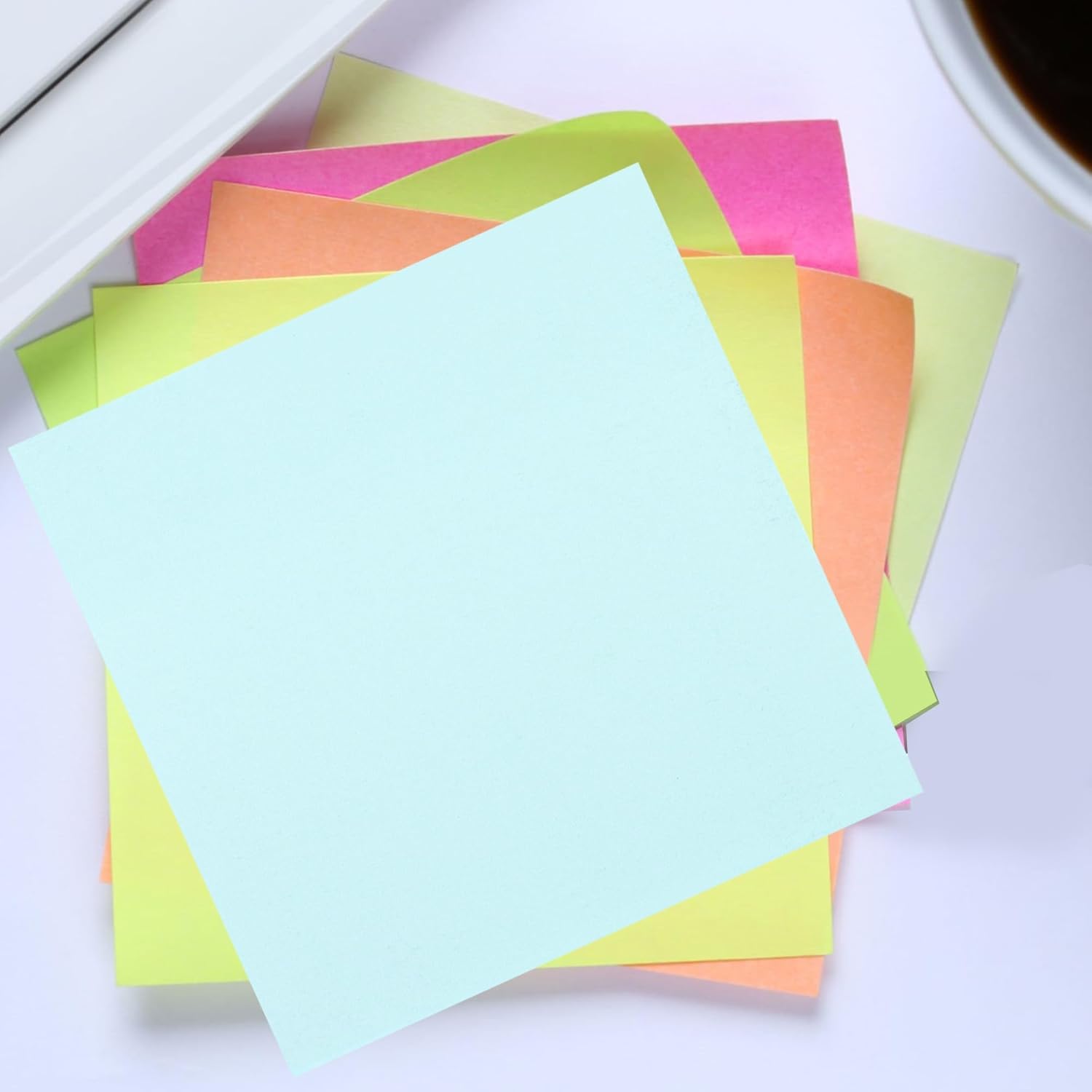 Sticky Notes | 3"x3" Size Self Adhesive Notes, 100 Sheets Each (Multicolor, Pack Of 4)