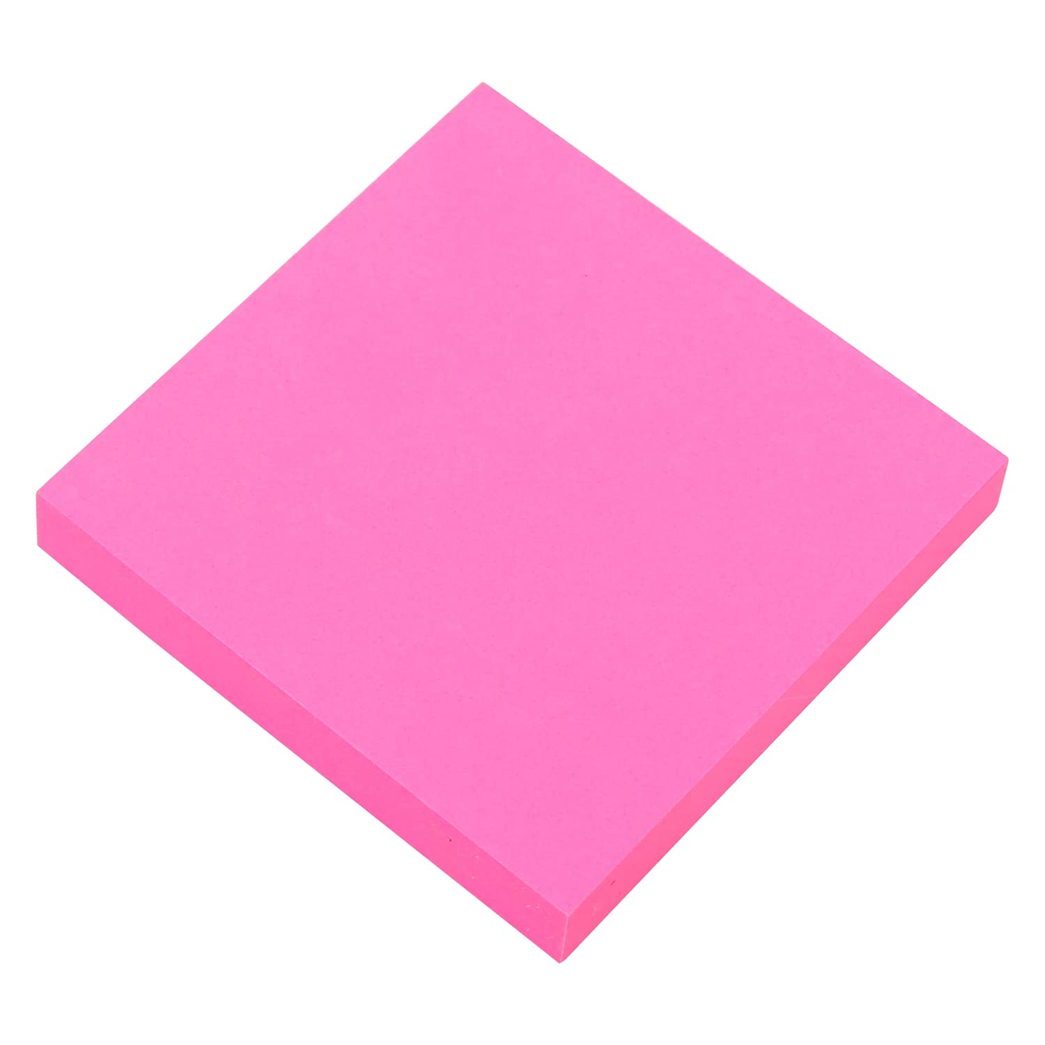 List Sticky Note Pads For Home, Office, Study - 3 X 3 Inch | Neon Colors, Pack Of 4 X 100 Sheets