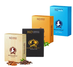 Royal Swag Ayurvedic Cigarette Nicotine & Tobacco Free Combo -10 Stick Frutta, Clove, Regular And Mint- Each 10