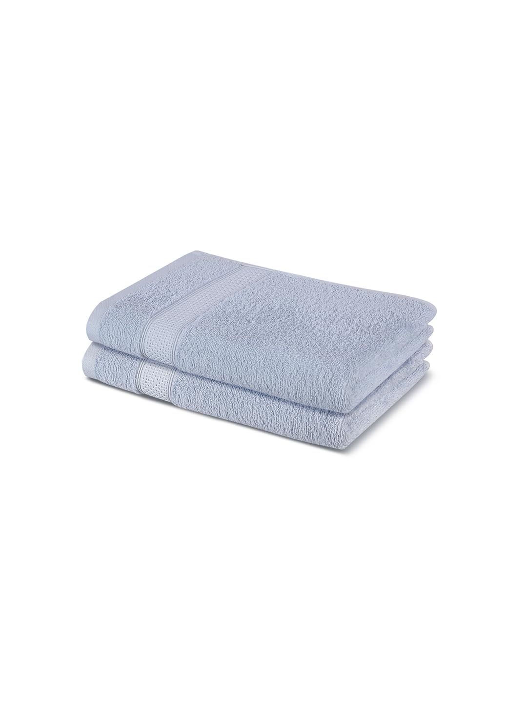 Himeya 100% Cotton Large Size Hand Towels 400 Gsm (Cloudy Grey) - 2 Piece