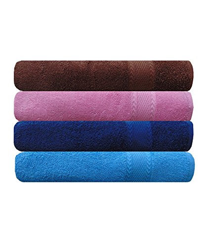 Akin Towel Royal Cotton Bath Towel 1600 Gsm (Multicolor) - Set Of 4