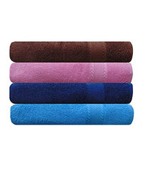 Akin Towel Royal Cotton Bath Towel 1600 Gsm (Multicolor) - Set Of 4