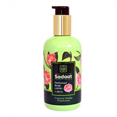 Naseem Sadaat Perfumed Body Lotion 250ml 8.4 Fl.oz. Tropical Musky Freshness | For Unisex