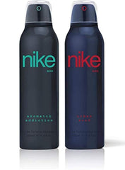 Nike Aromatic Addiction & Urban Wood Eau De Toilette Men Deodorant 400ml 13.5 Fl.oz. Pack Of 2 | Perfect Gift Set For Boyfriend