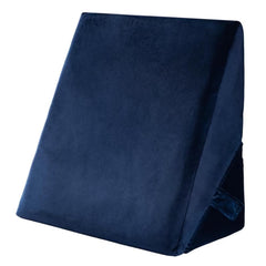 Wedge Cushion, Memory Foam Leg Pillow For Sleeping, Acid Reflux - Dark Blue | Back Support Pillow For Bed, For Sitting Wedge Pillow, Multi-Purpose Use | For Head & Neck Support Pillow