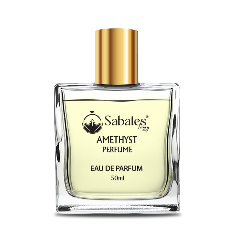 Sabates Amethyst Luxury Eau De Parfum 50ml 1.6 Fl.oz. |  Long Lasting ,  Intense , Oriental Fragrance For Men & Women