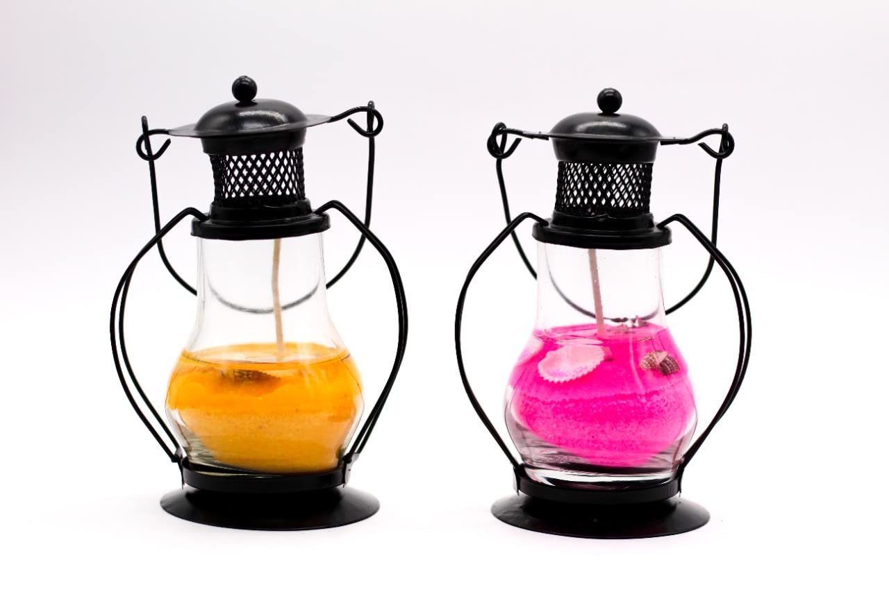 LANTERN HANGING CANDLE LALTEN GEL FILLED 14CM | BEST SMART GIFT FOR THE SEASON