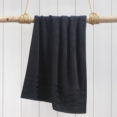 Monbest Urban Comfort Cotton Bath Towel 450 Gsm (Black)