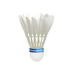 Transfrom VT-20 Premium Feather Shuttlecock , Speed 76 | White , Pack Of 1 , Playing Level - Professional