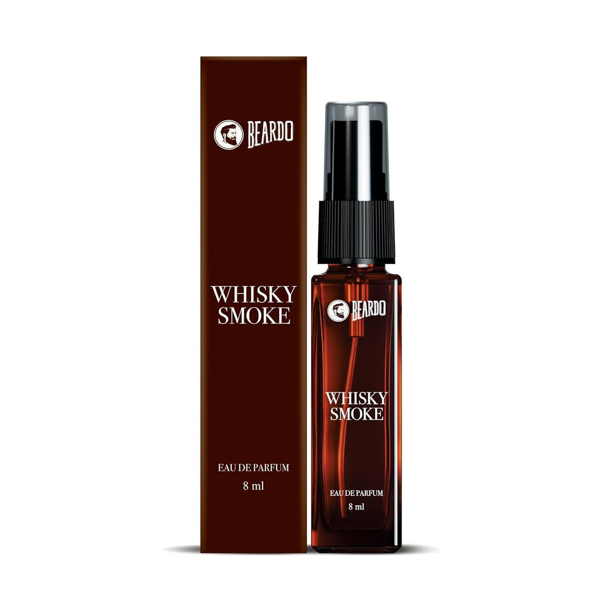 Beardo Men Whisky Smoke Long Lasting Eau De Parfum 8ml 0.2 Fl.oz. | Best Use For Birthday Party