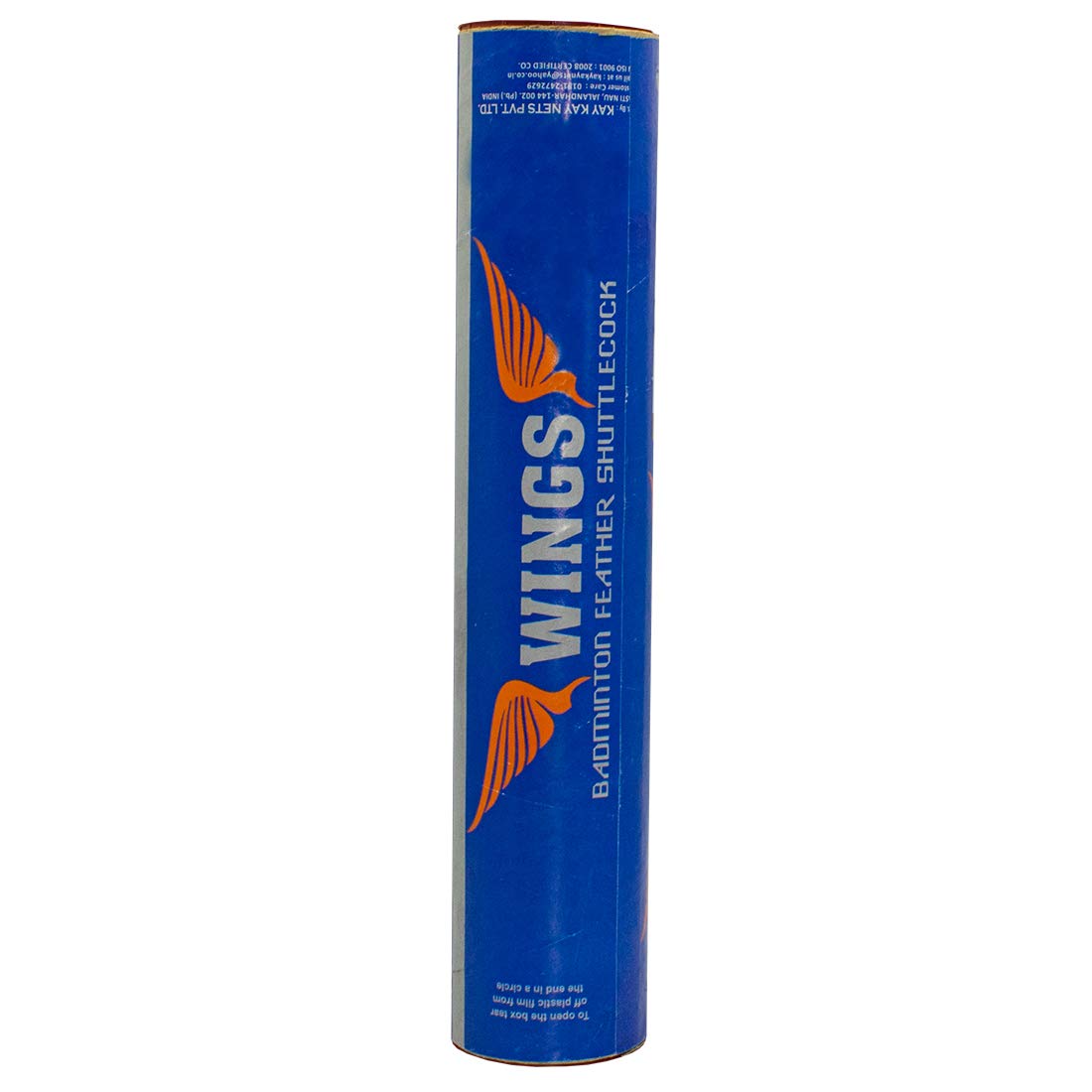 Triumph Wings Badminton Duck Feather Shuttlecocks , With High Quality Natural Cork | White , Pack Of 10