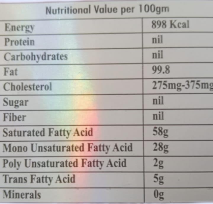 Premium Desi Ghee By Shree Bhog | Great Source Of Essential Nutrients Desi Ghee Perfect For Baking | 1 Litre (500ml * 2) 33.8 Ounce | Box Pack