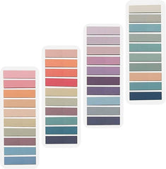 Transparent Sticky Notes - 800 Sheet | Colorful Clear Plastic Memo Pads | Oil-Based Pen Friendly
