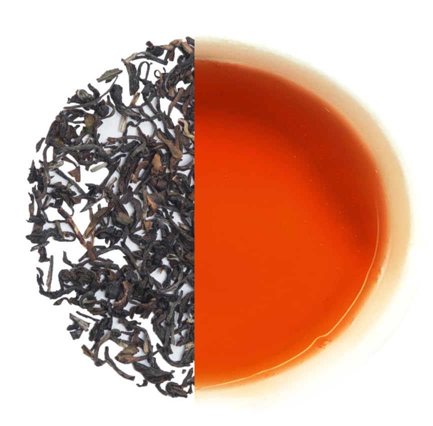 Glenburn Darjeeling Tea Muscatel Blend - 250gm Pack, 8.8 Ounce | Fresh Darjeeling Long Leaf Black Tea - Premium Loose Leaf Tea | Low Caffeine Chai Patti
