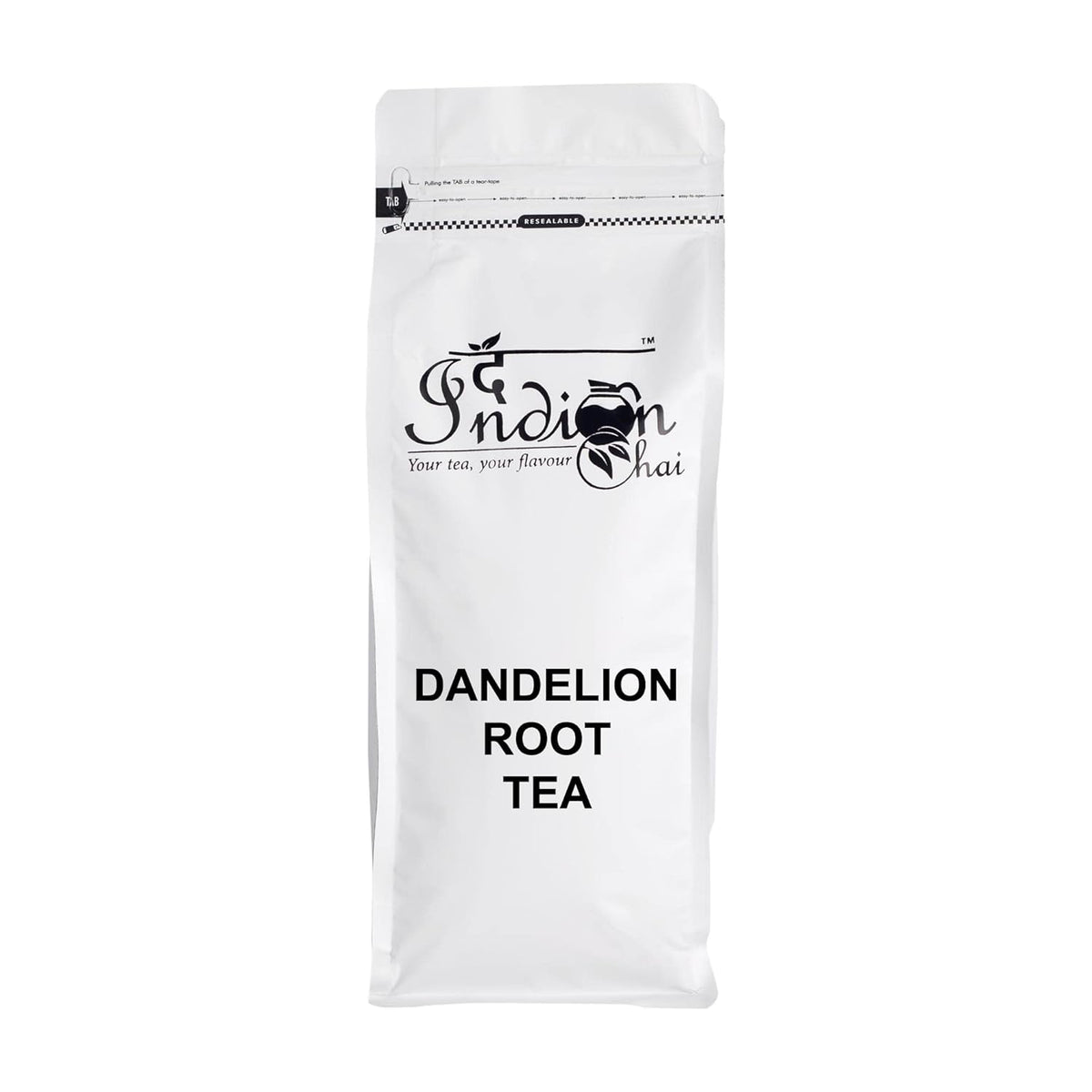 The Indian Chai Dandelion Root Tea For Detox - 250gm, 8.8 Ounce | Improves Kidney Function & Digestive Health - Caffeine Free Super-Herb Loose Leaves