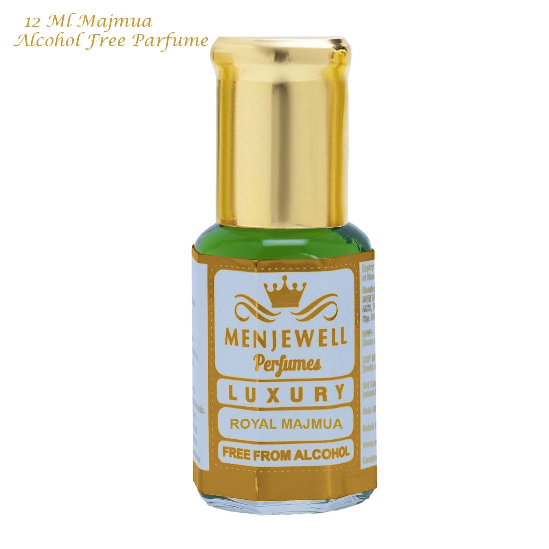 Menjewell Luxury Royal Majmua Attar Perfume 12ml 0.4 Fl.oz. For Men & Women | Long Lasting | Non Alcoholic