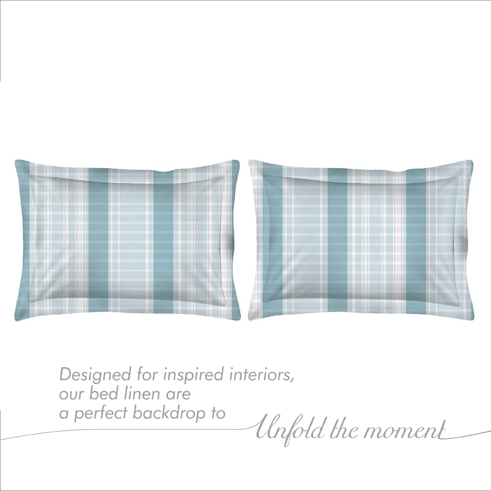 Cotton Bedsheet Set For Single Bed - Size 59 X 88 Inches, Grey | 1 Single Bed Sheet With 1 Pillow Cover - Light Weight & Breathable, Ideal For Everyday Use
