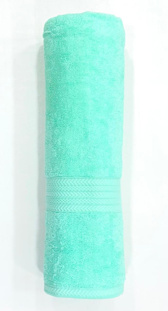 Bombay Dyeing Tulip Small Size Bath Towel 500 Gsm (Aqua)
