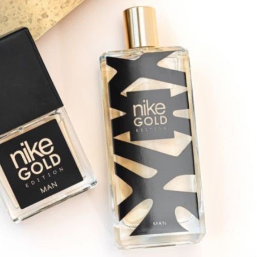 Nike Gold Edition Man Eau De Toillte 100ml 3.4 Fl.oz. | Perfect Birthday Gift For Boyfriend & Partywear Perfume | Long Lasting Fragarance