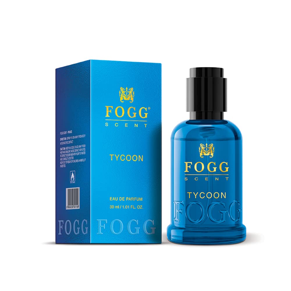 Fogg Scent Tycoon Eau De Parfum For Men 30 Ml 1.01 Fl.oz. | Long-lasting, Fresh & Powerful Fragrance