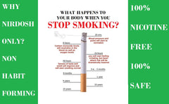 Herbal Filter Dhoompan Cigarette For Quit Smoking - Pack Of 2X 20 Cigarette Sticks | No Addiction Handmade Herbal Cigarette - Tobacco & Nicotine Free