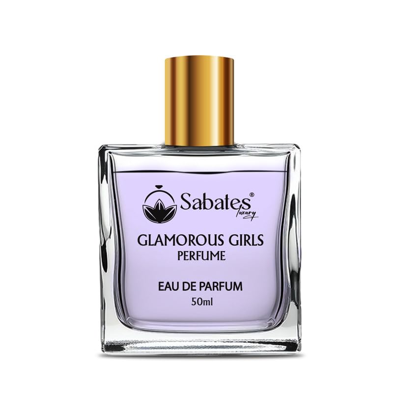 Sabates Glamorous Girls Eau De Parfum 50ml 1.6 Fl.oz. |  Long Lasting Fragrance Gift For Women