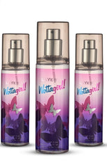 Layer'r Wottagirl Amber Kiss Body Spray Perfume 60ml Each 2 Fl.oz. Combo Of 3 | For Women