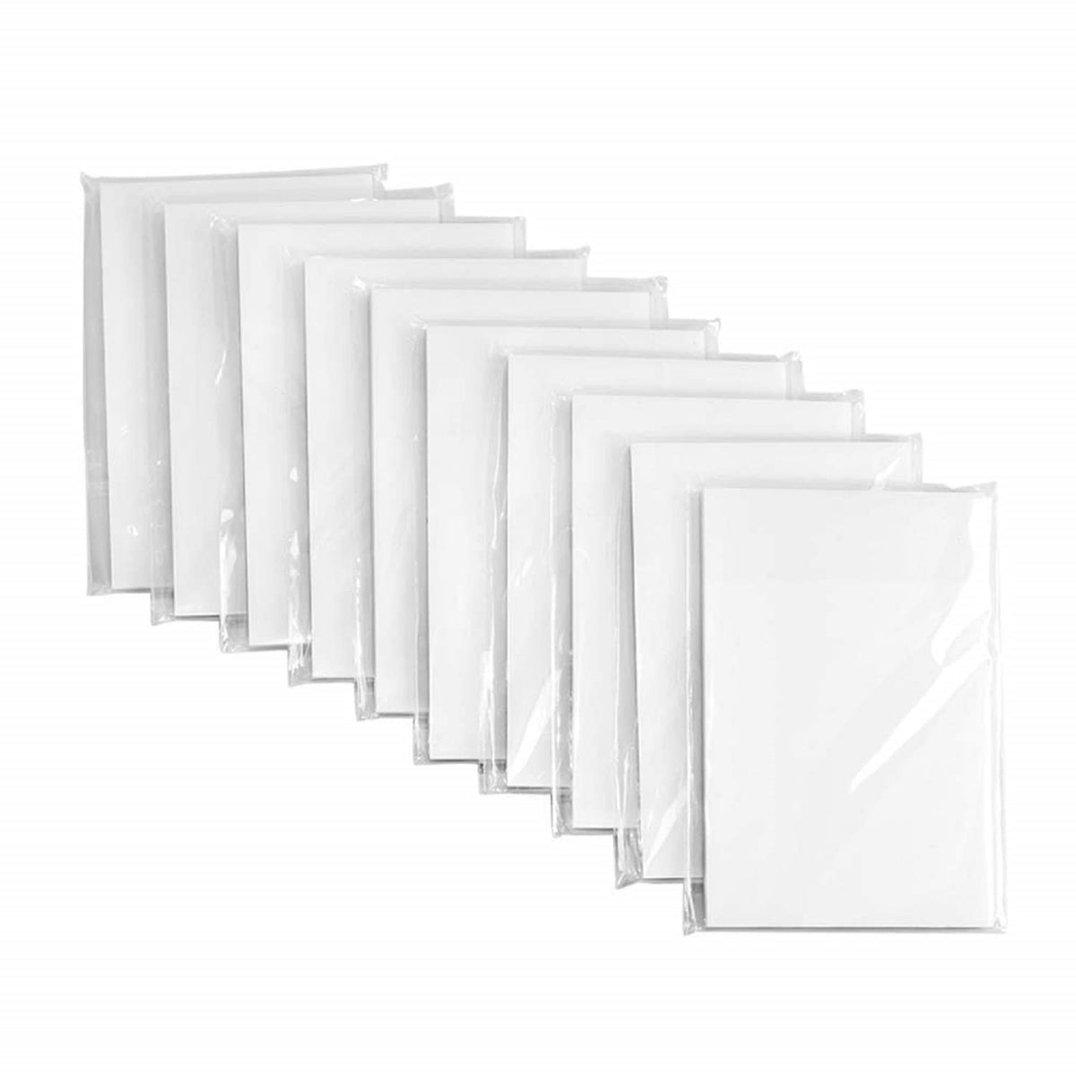 Transparent Sticky Notes Pad, Waterproof Sticky Notes, White - 3 X 3 Inch, Pack Of 10